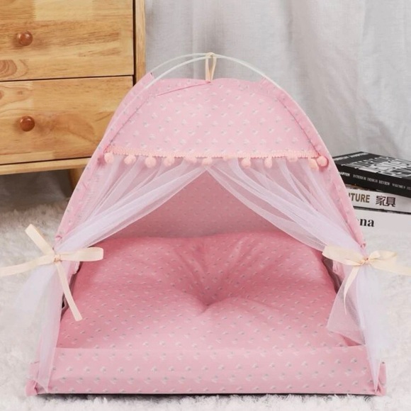 Pink Princess Pet Tent - Picture 2 of 3